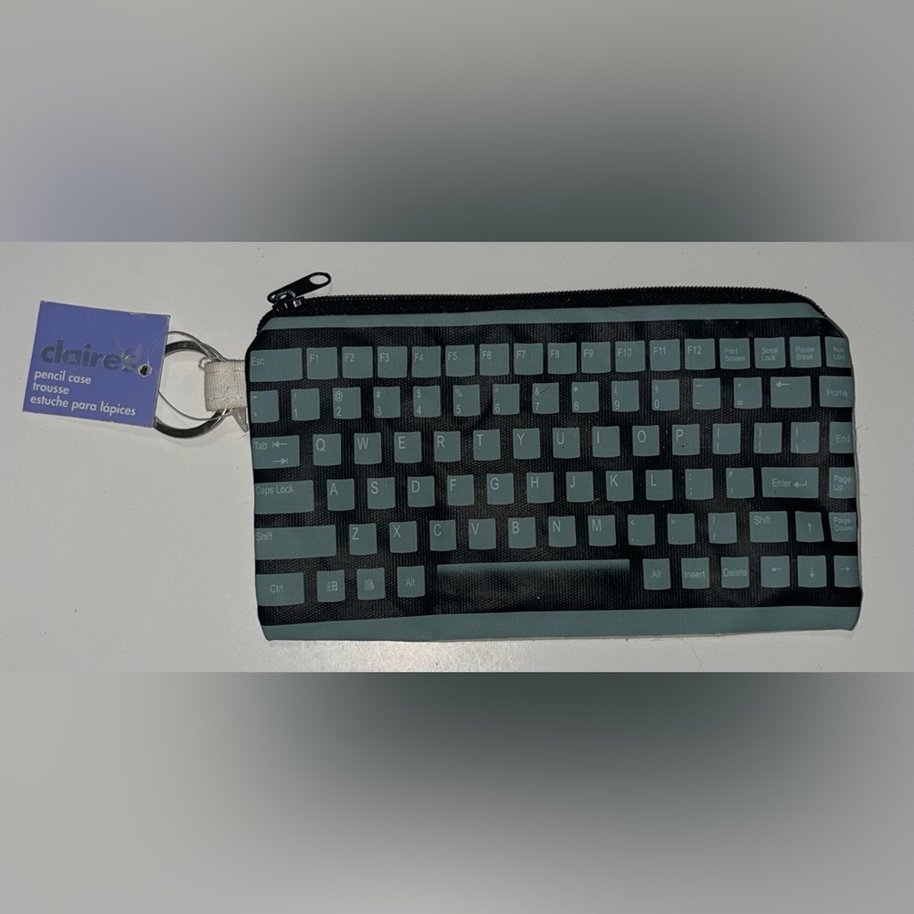 Claire’s Keyboard Cosmetic Bag Pencil Case